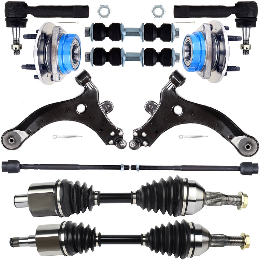 SCITOO 12pc Suspension Kit For Dodge Ram 2500/3500 RWD 2000-2002 - Ball Joints, Tie Rods, Sway Bar Links