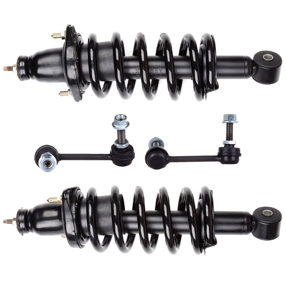 SCITOO 171380L 171380R K80369 K80370 Rear Strut Spring Assembly Stabilizer Bar Link Fits 2002 2003 2004 2005 2006 for Honda CR-V