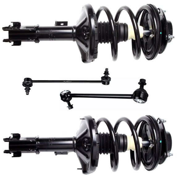 SCITOO 172147 172148 K7431 K7430 Front Strut Spring Assembly Stabilizer Bar Link Fits 2001 2002 2003 2004 2005 for Chrysler Sebring 2001 2002 2003 2004 2005 for Dodge Stratus