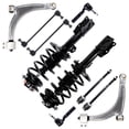 thumbnail image 1 of SCITOO 172199 172200 Front Strut Spring Assembly Tie Rod End Control Arm and Ball Joint Assembly Stabilizer Bar Link Kit Fits 2004 2005 2006 2007 2008 2009 2010 2011 2012 for Chevrolet Malibu, 1 of 5