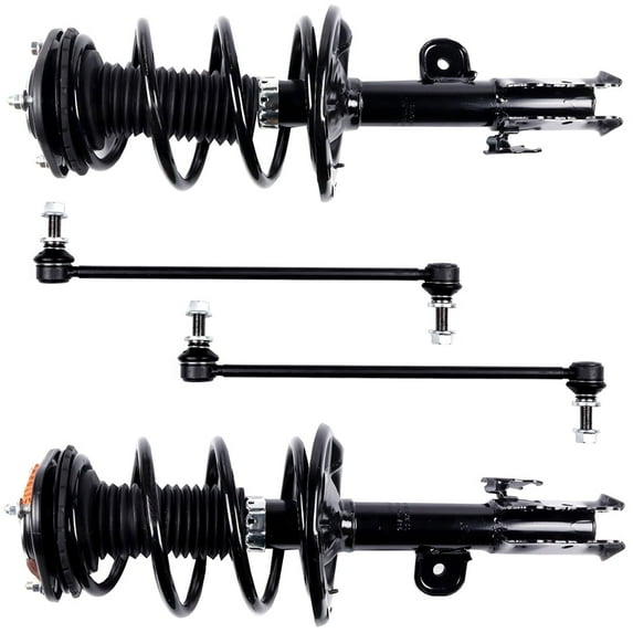 SCITOO 172275 172276 K750043 Front Strut Spring Assembly Stabilizer Bar Link Fits 2006 2007 2008 2009 2010 2011 2012 for Toyota RAV4