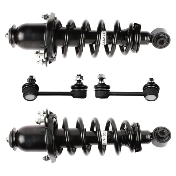 SCITOO 172400L 172400R K750009 K750008 Rear Strut Spring Assembly Stabilizer Bar Link Fits 2005 2006 2007 2008 2009 2010 for Scion tC