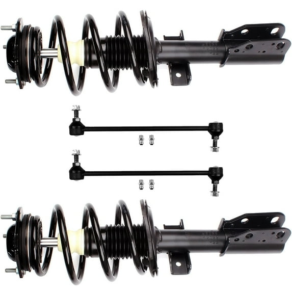 SCITOO 172518 K750155 Front Strut Spring Assembly Stabilizer Bar Link Fits 2007 2008 2009 2010 2011 2012 for GMC Acadia 2007 2008 2009 2010 for Saturn Outlook