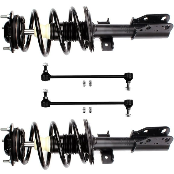 SCITOO 172518 K750155 Front Strut Spring Assembly Stabilizer Bar Link Fits 2007 2008 2009 2010 2011 2012 for GMC Acadia 2007 2008 2009 2010 for Saturn Outlook