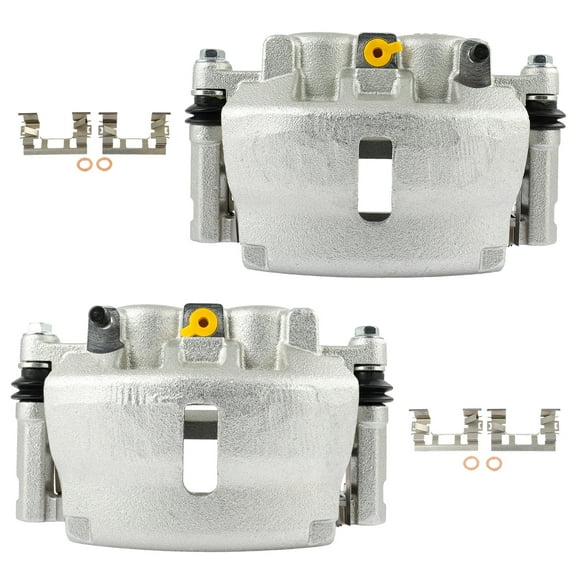 SCITOO 18-B5004A 18-B5005A Front Left & Right Disc Brake Calipers w/Bracket Fit For Buick For Rainier 2006-2007,For Chevy For Trailblazer 2006-2009,For GMC For Envoy 2006-2009, Double Pistons