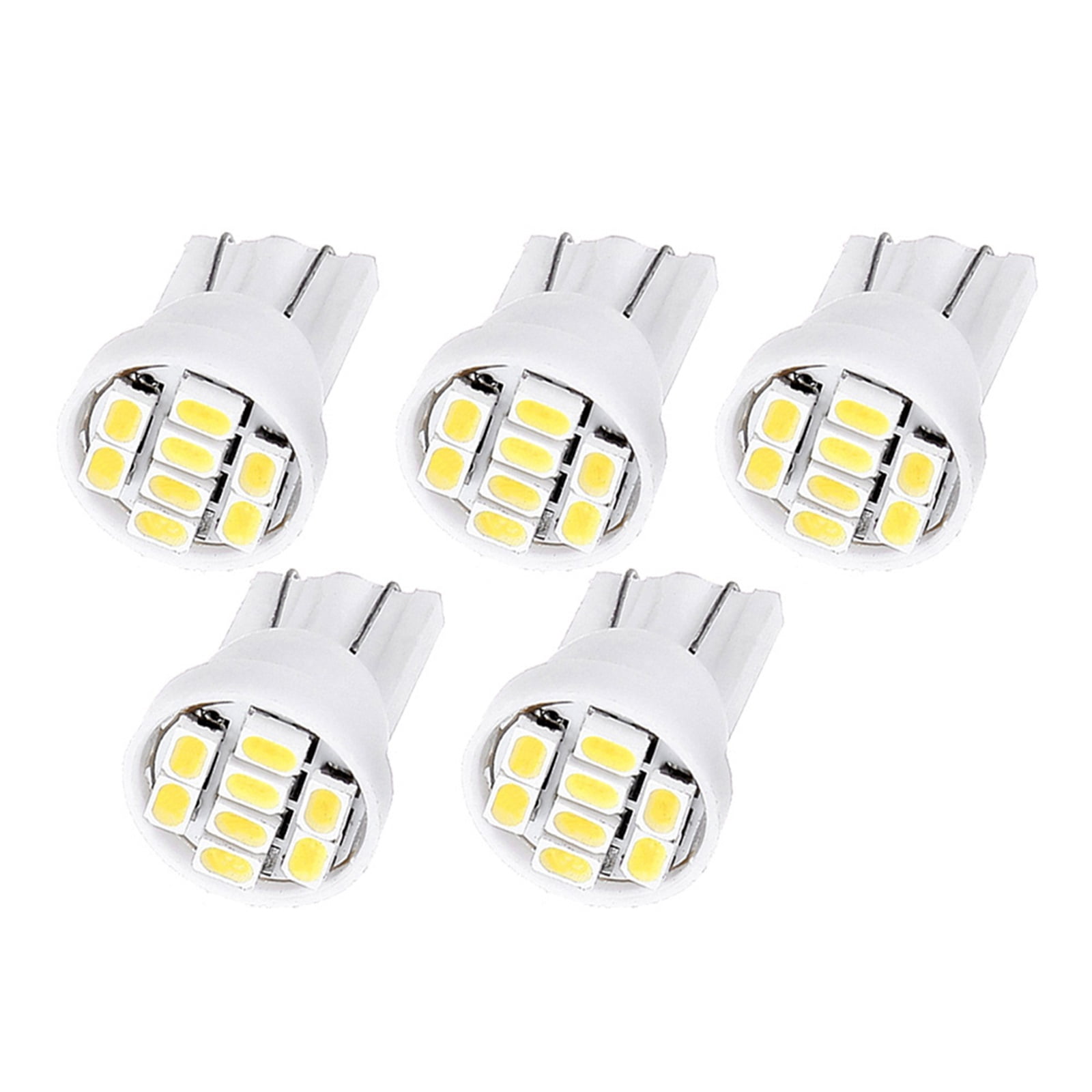 SCITOO 194 LED Bulb 5xT10 Festoon LED White 6000K Super Bright,168 LED ...