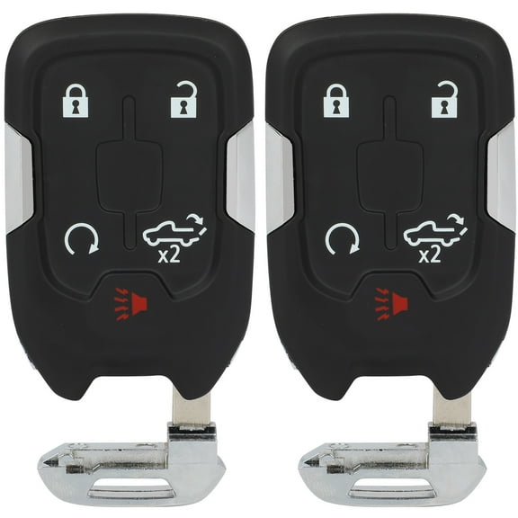 SCITOO 2 X Key Fob Shell Case for GMC Sierra 1500 2500 3500 for Chevrolet Silverado 2019-2021