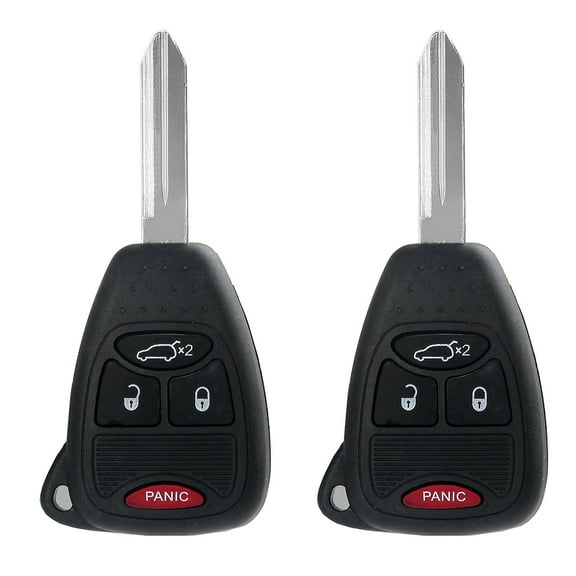 SCITOO 2 X Remote Head Key for Chrysler Sebring for 200 for Dodge Avenger for Charger for Durango for Ram 1500 for Jeep Grand Cherokee 2004-2016 HYQ1512Y HYQ1512P HYQ12BBX HYQ12BAN 89742-35021