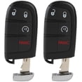 thumbnail image 2 of Key Fob Two Keyless Entry Remote Control Car Keys 4 Button Smart Key 433mhz Compatible 2013 2018 Dodge Ram 1500 2500 3500 4500 5500 Gq4 53t 46chip Re 2 of 9
