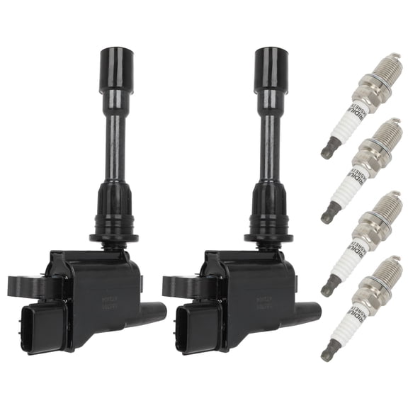 SCITOO 2 ignition coils wilth 4 iridium Spark Plugs ,for Oldsmobile Bravada 4.2L 2002-2004,for Isuzu i-370 3.7L 2007-2008,for i-350 3.5L 2006 UF303 UF-303 C1395 5c1392