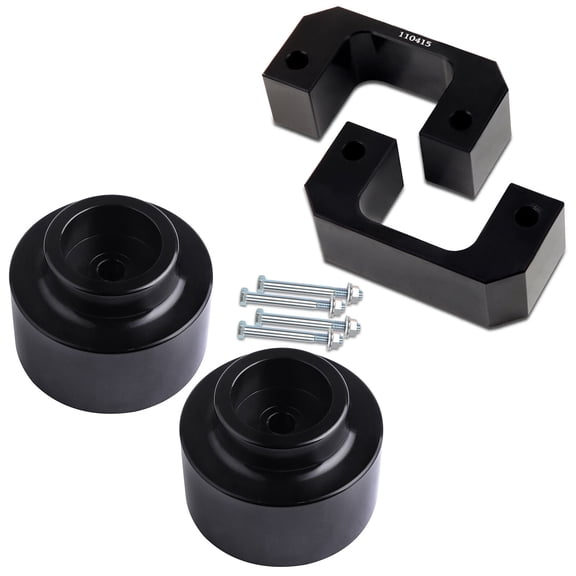 SCITOO 2 inch Front 2.5 inch Rear Leveling lift kit for Chevrolet 2007-2019 Lift Strut Spacer Compatible for Chevrolet Avalanche 5.3L 2007-2013 Front Lift Spacers Rear Lift Blocks