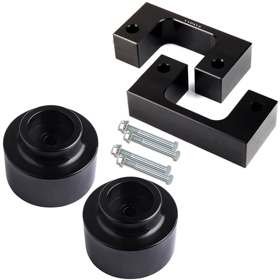 SCITOO 2 inch Front 2 inch Rear Leveling lift kit for Chevrolet 2007-2019 Lift Strut Spacer Compatible for Chevrolet Avalanche 5.3L 2007-2013 Front Lift Spacers Rear Lift Blocks