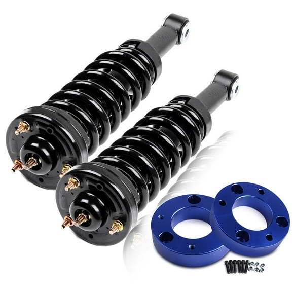 SCITOO 2 inch lift kit+Complete Strut Front Pair Struts Spring Assembly Shock Absorber for 2009 2010 2011 2012 2013 for Ford for F-150 4x4 Models Only