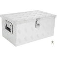 thumbnail image 1 of SCITOO 20 Inch Aluminum Truck Bed Tool Box,Heavy Duty Diamond Plate Trailer Tool Box with Lock Keys,Tool Storage Organizer Chest for Pick up,Truck Bed,ATV,RV TrailerWaterproof Silver 20X12X9.5, 1 of 4