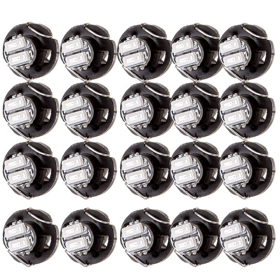 SCITOO 20 Pcs T3 Neo Wedge Halogen Light Bulbs Instrument Gauge Cluster Light Bulbs for A/C Light