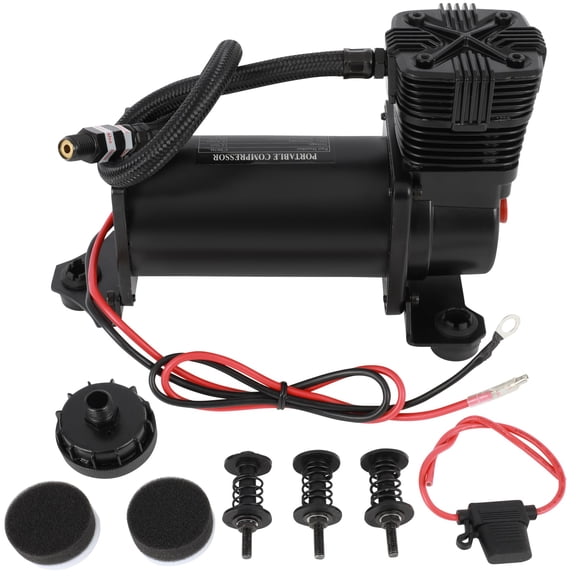 SCITOO 200 PSI Air Compressor Pump 12V DC Air Compressor Tire Inflator Air Suspension Compressor Kit