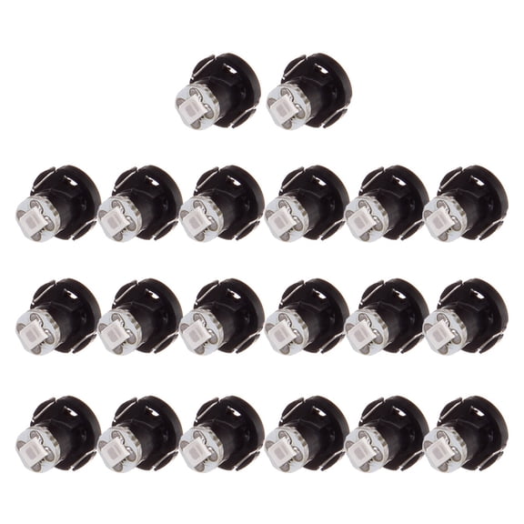 SCITOO 20Pcs T4.2 Neo Wedge Halogen Light Bulbs Instrument Gauge Cluster Light Bulbs for A/C Light