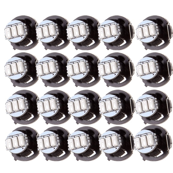 SCITOO 20Pcs T4.2 Neo Wedge Halogen Light Bulbs Instrument Gauge Cluster Light Bulbs for A/C Light