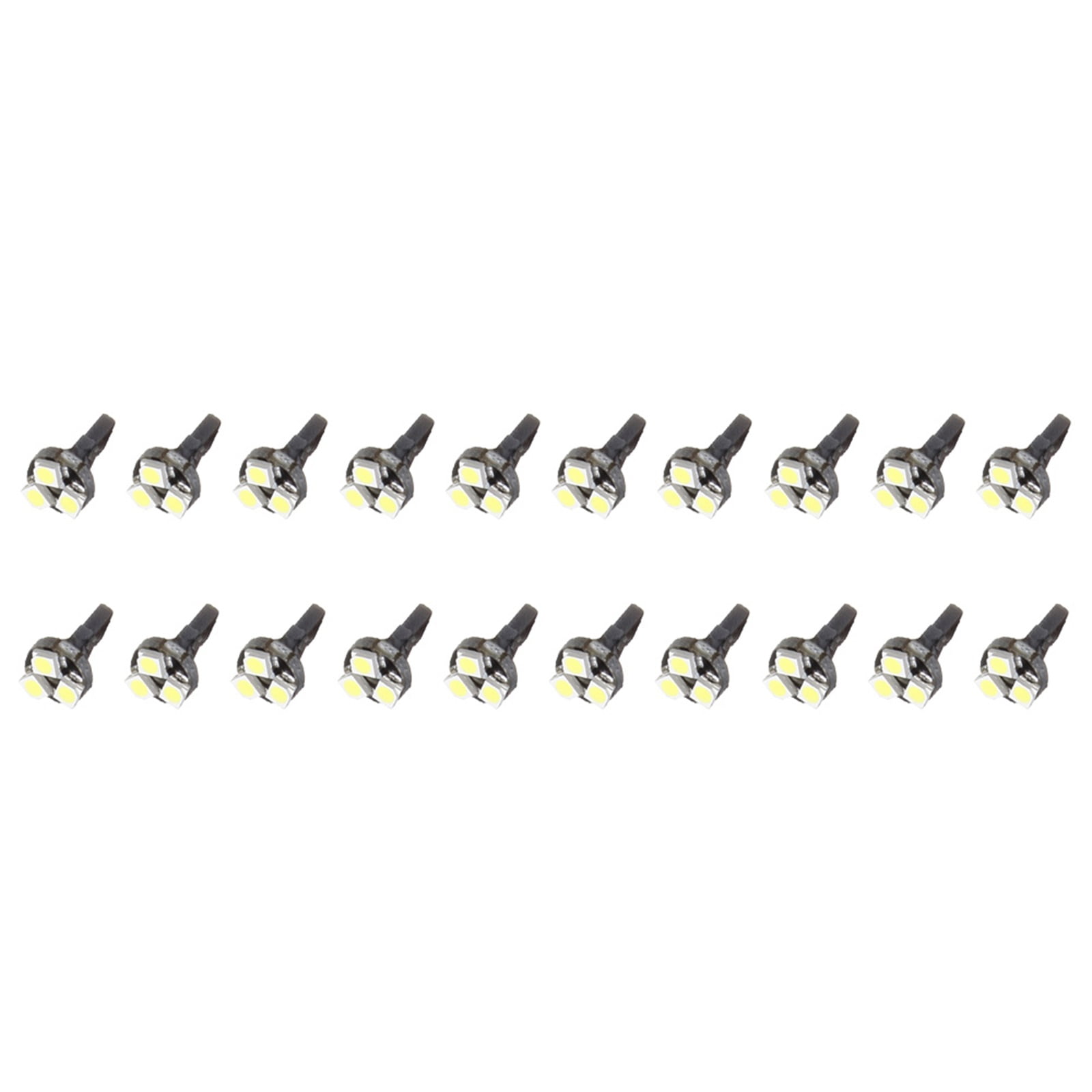 SCITOO 20Pcs T5 74 Light Bulbs Instrument Gauge Cluster Light Bulbs ...