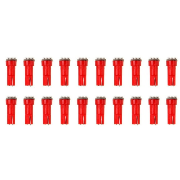 SCITOO 20Pcs T5 74 Light Bulbs Instrument Gauge Cluster Light Bulbs Speedometer Gauge Cluster Lights