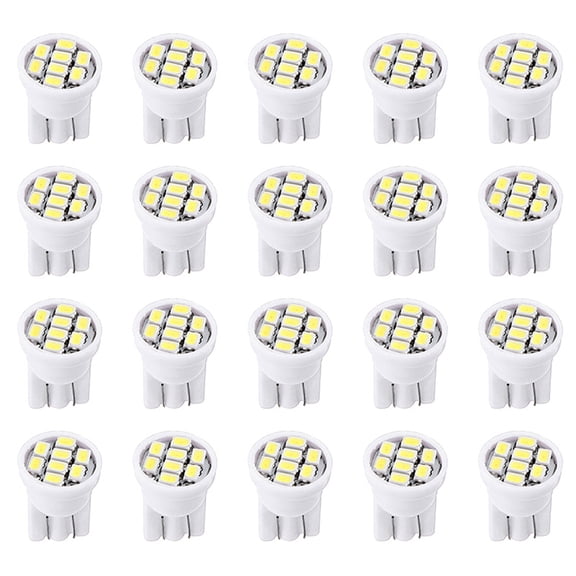 SCITOO 20x T10 Epistar Festoon LED White 6000K Super Bright:ets 211 560 569 578 LED Bulb Fit for Interior Dome Map Trunk Light Error Free