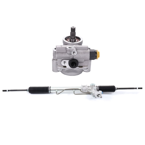 SCITOO 21-5875 79-5123, 5216, 36-225216 Power Steering Pump with Rack and Pinion Power Steering Gear Assembly for Geo Prizm 1.6L for Toyota Corolla 1.8L