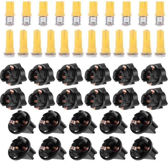 SCITOO 22Pcs Instrument Gauge Cluster Light Kits Dash Light Bulbs LED Light Kits for