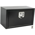 thumbnail image 1 of SCITOO 24 Inch Iron Truck Bed Tool Box,Heavy Duty Diamond Plate Trailer Tool Box with Lock Keys,Tool Storage Organizer Chest for Pick up,Truck Bed,ATV,RV TrailerWaterproof Black 24X12X14, 1 of 4