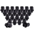 thumbnail image 1 of SCITOO 24PCS Black Lug Nuts for 13/16" Drive Close End, 1.45" Tall, 12x1.5 Thread, Fits for Toyota 4Runner/ Avalon/Avanza/Camry/Celica/Corolla/FJ Cruiser/Highlander/Land Cruiser/Matrix 1997-2016, 1 of 4