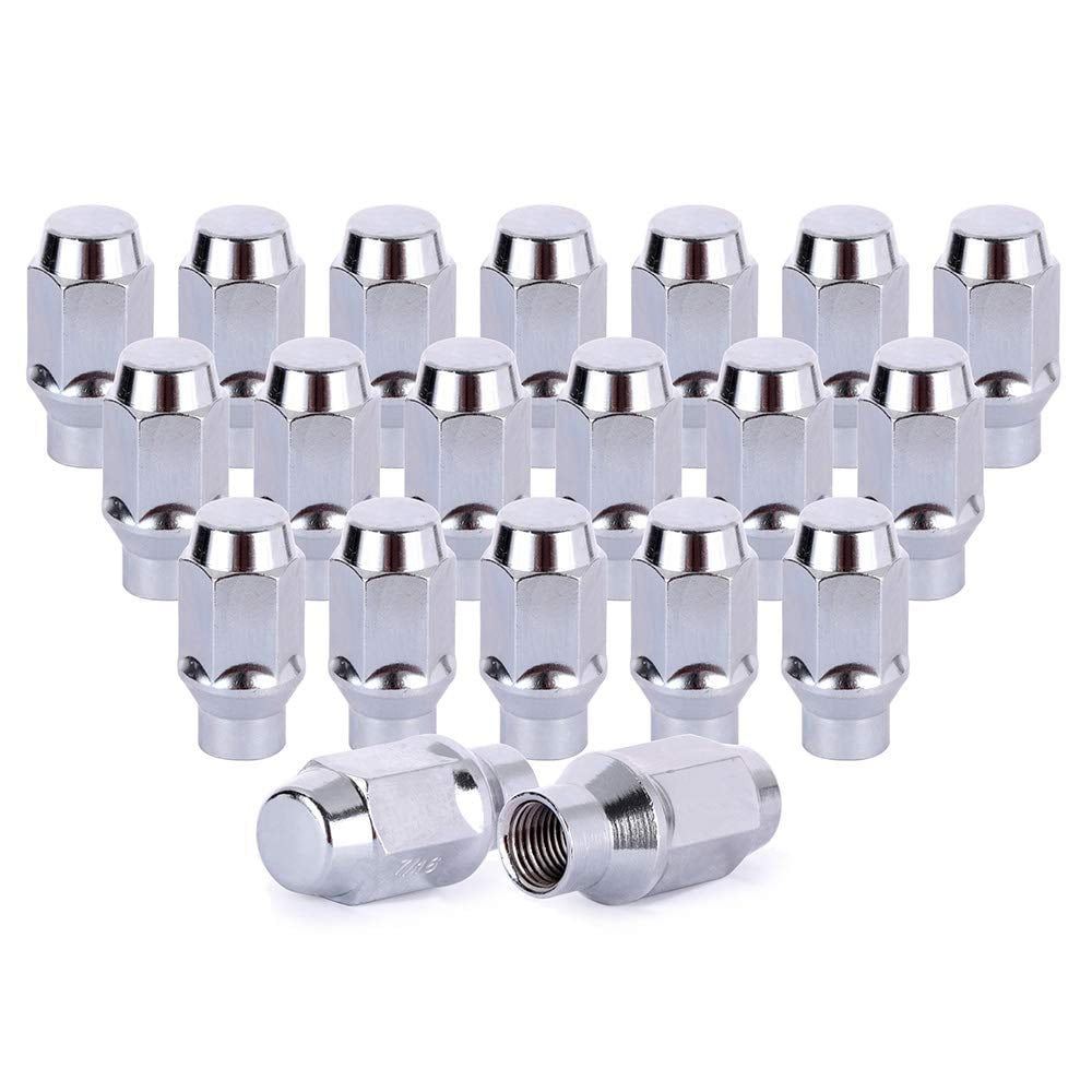 SCITOO 24 Stück Radmuttern M14 X 1,5 - Ösenmuttern Für Chevy GMC Cadillac 1988-2014