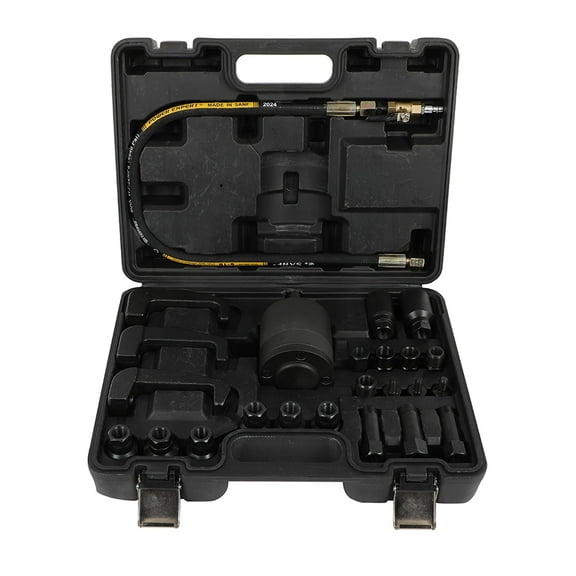 SCITOO 24pcs Professional Pneumatic Diesel Injector Puller Air Vibration Injector Removal Tool Kit Set