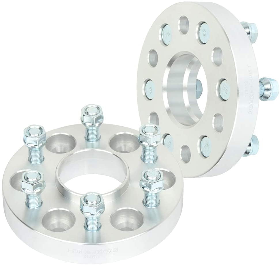 SCITOO 2PCS 1" 6 lug Hubcentric wheel spacers 6x120 to 6x120 Wheel Spacers Kits 14x1.5 Studs 66.9mm Compatible with 2015-2018 for Colorado 2017-2018 for Acadia