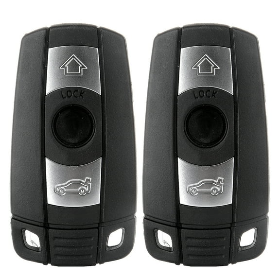 SCITOO 2PCS Keyless Entry Control Remote Ignition Key Fob fit for BMW 325Ci 323i 325i 2003-2015 KR55WK49127 3 Buttons 315MHz