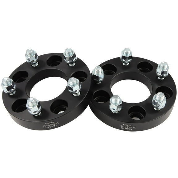 SCITOO 2Pcs 5x4.5 Wheel Adapters 1" Bore 73.1mm Studs 1/2"-20 5 Lug Wheel Spacers Fit for Ford Crown Victoria Edge Explorer Explorer Sport Trac Five Hundred Flex Freestar Ranger,for Jeep
