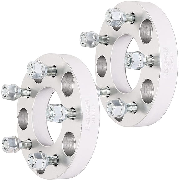SCITOO 2Pcs 5x4.75 to 5x4.5 Wheel Adapters 1 inch Thread Pitch 12x1.5 Hub Bore 73mm 5 Lug Wheel Spacers Fit for Riviera XLR Eldorado Seville Corvette S10 Camaro S10 Blazer El Camino Jimmy