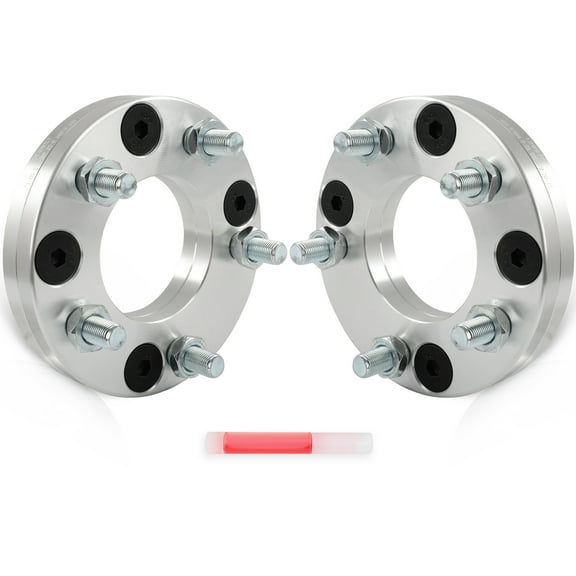 SCITOO 2Pcs Wheel Adapters 1" 4x4.5 to 5x4.5 Bore 73.1mm Studs 1/2 4Lug Wheel Spacers Adapters Fit for for Ford Festiva Fiesta for Toyota Celica Cressida Van for Honda for Accord for Honda Prelude