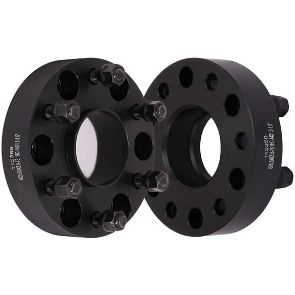 SCITOO 2X 1.5 inch 6 Lug Wheel Spacers Hubcentric 6x5.5 to 6x5.5 14x1.5 Studs for Savana 1500 wheel spacers for Sierra 1500 wheel spacers for Escalade EXT wheel spacers for Tahoe wheel spacers