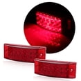 thumbnail image 1 of SCITOO 2pcs Red Fender Marker Light Side Marker Turn Signal Light Assembly Waterproof 12V Turn Signal Indicator Light Clearance Lights Fit For Truck Bus Boat SUV ATV Trailer Universal, 1 of 5