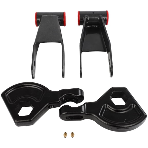 SCITOO 3"/2" Leveling Lift Kit 4WD with Steel Front Torsion Keys+Rear Lift Shackles for Rear Suspension Lift 98-03 for Dodge Durango Durable Replacement 712120 842313 Leaf Spring Accessory Bracket