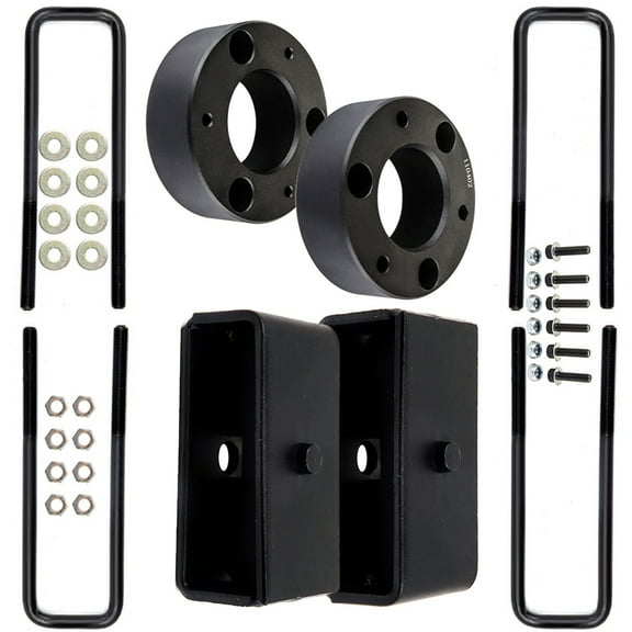 SCITOO 3 inch Front 1 inch Rear Leveling lift kit for Chevrolet 2007-2018 Lift Strut Spacer Compatible for Chevrolet Avalanche 5.3L 2007-2013 Front Lift Spacers Rear Lift Blocks