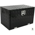 thumbnail image 1 of SCITOO 30 Inch Aluminum Truck Bed Tool Box,Heavy Duty Diamond Plate Trailer Tool Box with Lock Keys,Tool Storage Organizer Chest for Pick up,Truck Bed,ATV,RV TrailerWaterproof Black 30X18X18, 1 of 4