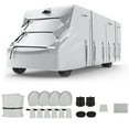 thumbnail image 1 of SCITOO 300D Top Oxford Cloth Class C RV Cover 23'-26' with 4 Tire Covers and Gutter Covers Jack Cover Waterproof Rip-Resistant Anti-UV Winter Camper Cover Toy Hauler Cover RV Travel Cover, 1 of 1