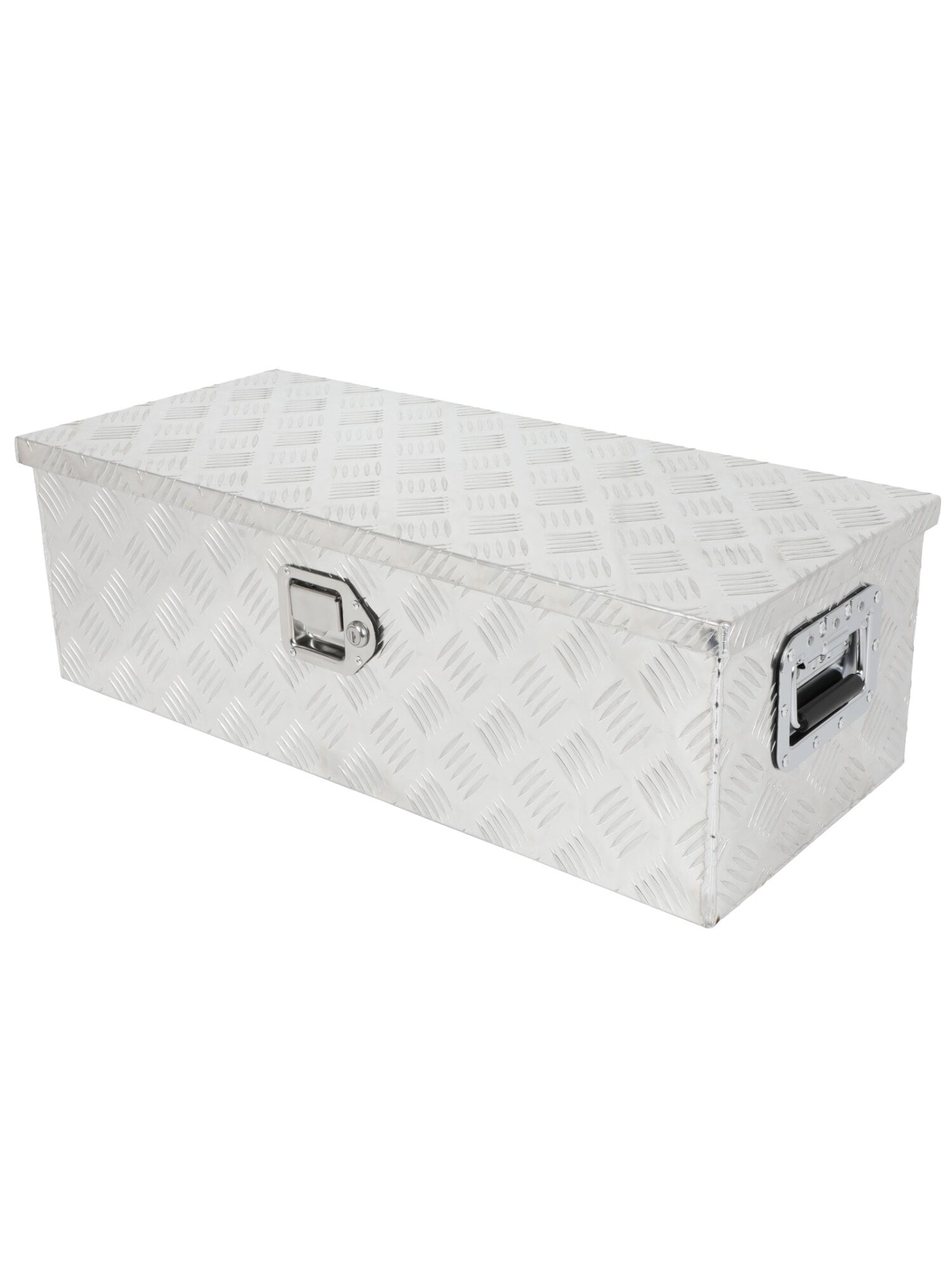 SCITOO 30 Inch Truck Bed Tool Box - Heavy Duty Metal Storage Chest For Pickup With Lock & Tray