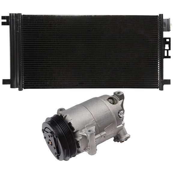 SCITOO 3279 Condenser AC Compressor CO 20741C Compatible for 2007-2008 for Chevrolet for Malibu 2007-2009 for Pontiac for G6