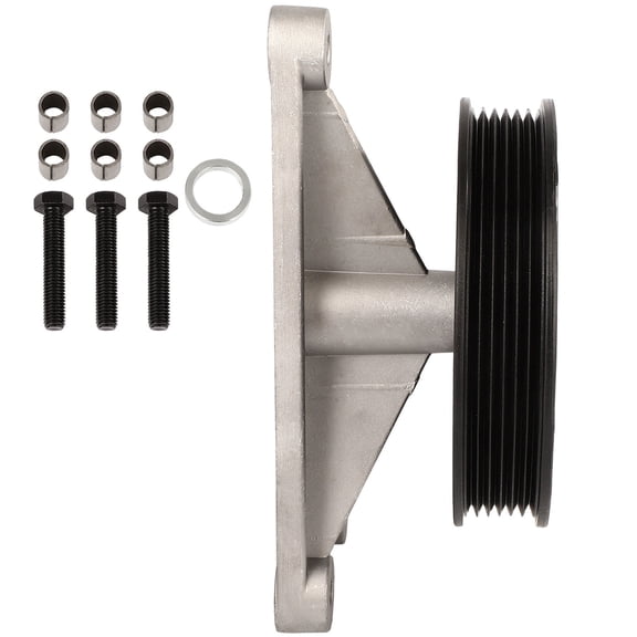 SCITOO 34163 AC Compressor Bypass Pulley Fit for 1986-1987 for Ford for Aerostar,1982-1987 for Ford for Bronco,1984-1990 for Ford for Bronco II,1987-1988 for Ford for Country Squire