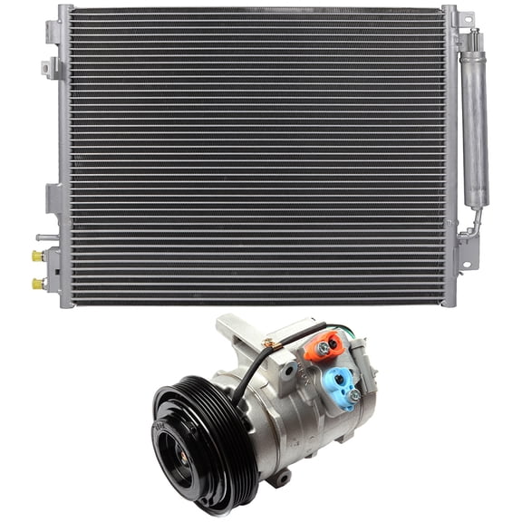 SCITOO 3897 Condenser AC Compressor CO 30002C Compatible for 2008-2010 for Chrysler for 300 2006-2007 2009-2010 for D-o-d-g-e for Charger 2006-2008 for D-o-d-g-e for Magnum