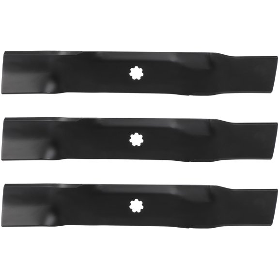 SCITOO 3pcs 48 Inches Deck Mower Blades for Rotary 11595 for JOHN DEERE AM137757 AM141035 GX21784 GY20852 for Stens 330-445