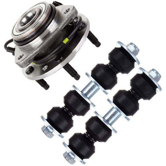 SCITOO 3pcs Suspension Kit Wheel Hub Bearing Front Sway Bar Links for 97-05 for Chevrolet Blazer 97-03 for Chevrolet S10 97-01 for GMC Jimmy 97-03 for GMC Sonoma 98-00 for Isuzu Hombre K6600 513124