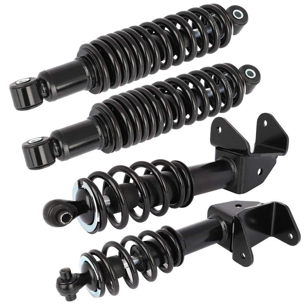SCITOO 4 Pcs Front Rear for Golf Cart Shocks Absorbers Strut Fit for G29 for Golf Cart Gas Or Electric 2007 To 2016 with JW1-F2210-00-00 JW2F2210-10-00 SPN-0120 JW2-F3350-00-00 JW1-F3350-00-00 shocks