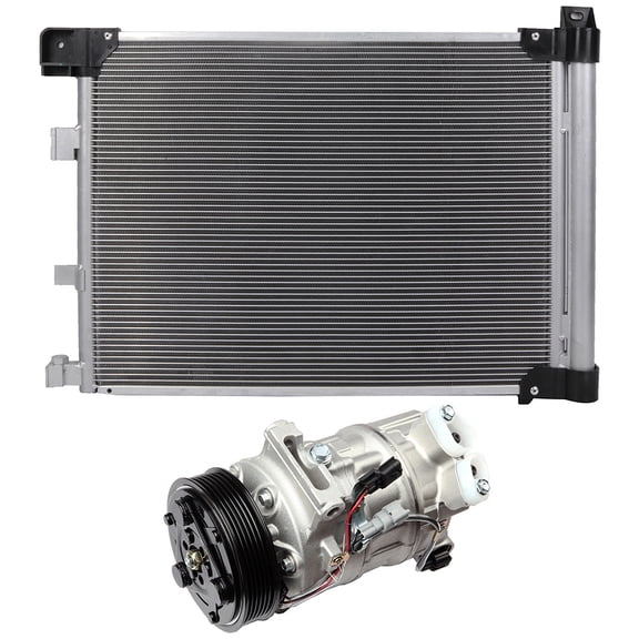 SCITOO 4230 Condenser AC Compressor CO 29072C Compatible for 2013-2015 for Nissan for Sentra